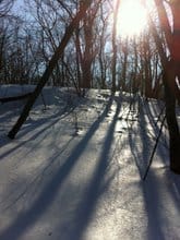 winter solstice and embracing shadows