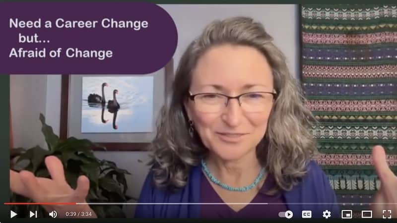 Need a Career Change, But Afraid of Change. - click for video lesson