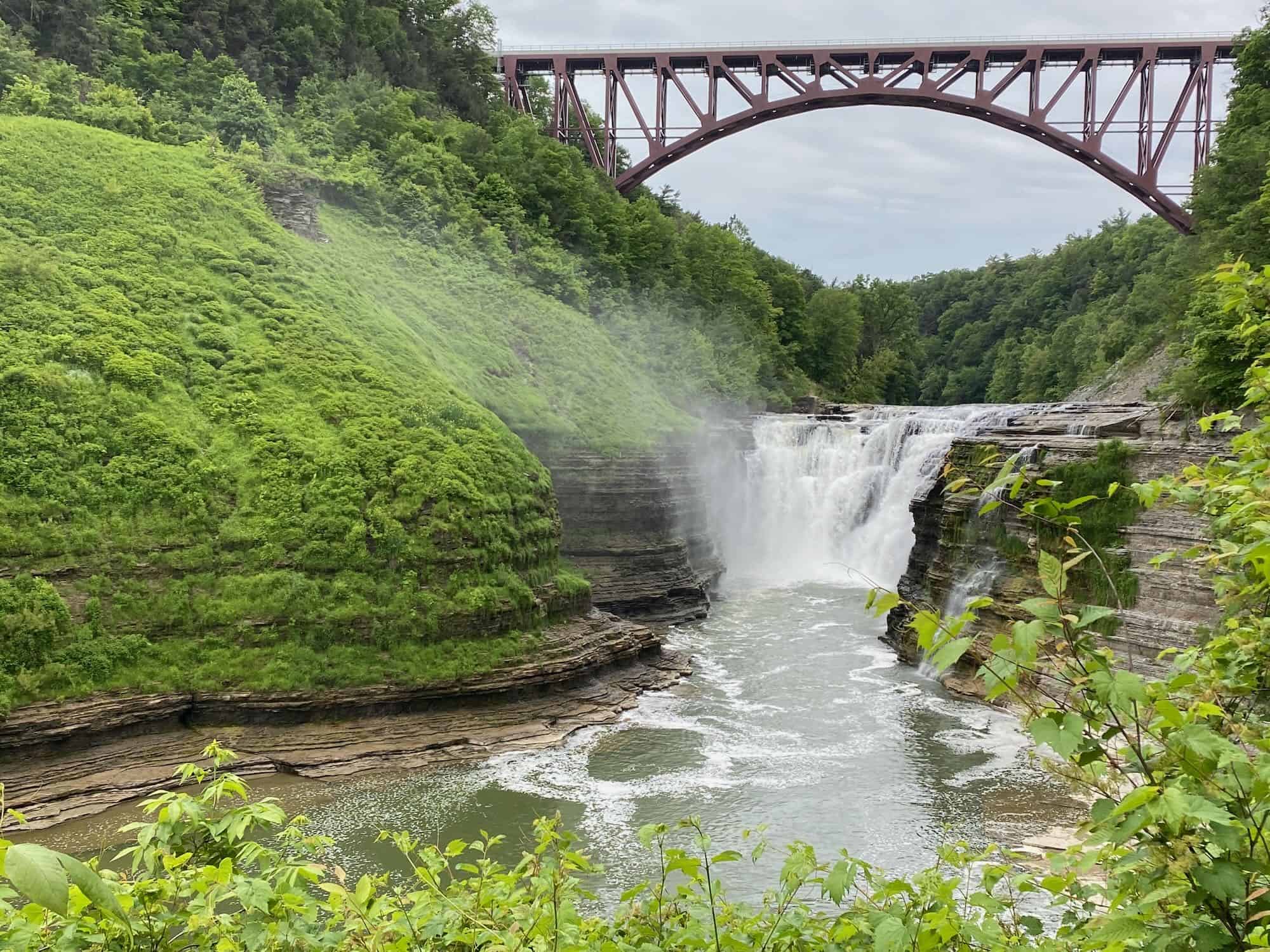 breakthrough (photo of a waterfall)