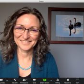 Val on Zoom